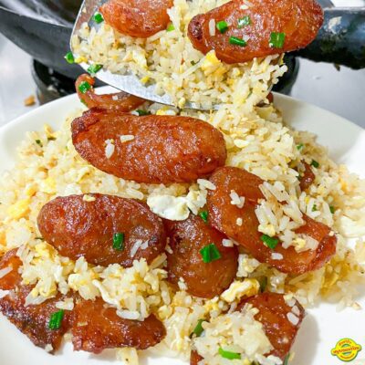 ข้าวผัดกุนเชียง แจกสูตร ป้อนข้าวลูก