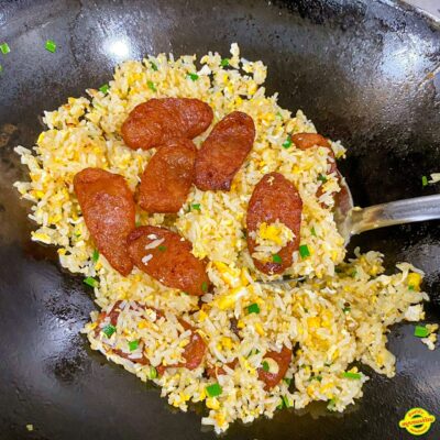 ข้าวผัดกุนเชียง แจกสูตร ป้อนข้าวลูก